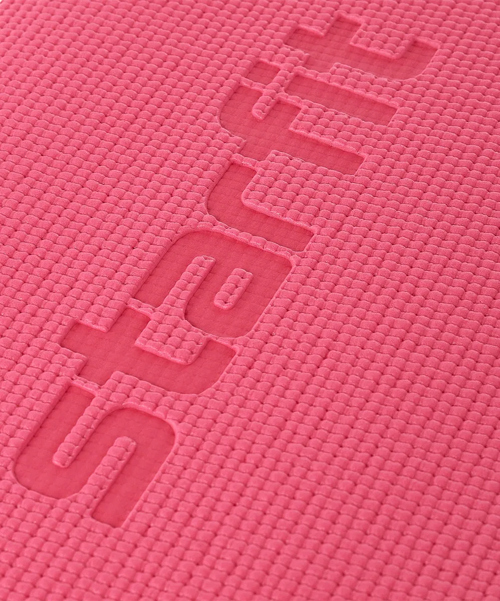 Реальное фото Коврик для йоги 173x61x0,6 см StarFit FM-101 PVC розовый 18903 от магазина СпортЕВ