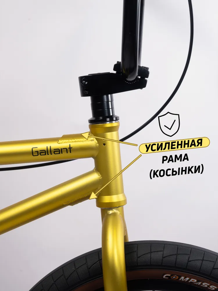 Велосипед GAVER Callant BMX 20" Реальное фото Велосипед GAVER Callant BMX 20" от магазина Спортев