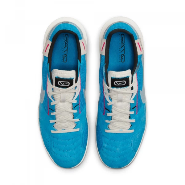 Реальное фото Бутсы Nike Street Gato IC голубой/белый DC8466-406 от магазина Спортев