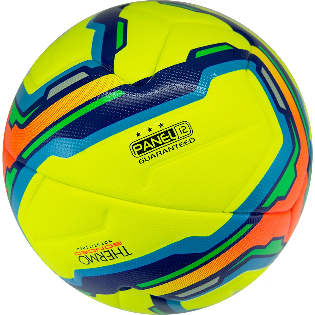 Реальное фото Мяч футбольный Vamos Inversor 12П №5 желтый BV 3256-IST от магазина СпортЕВ