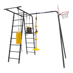 ROMANA Спорт (антрацит) (с качелями Диск) 103.20.07+1.Д-26.09