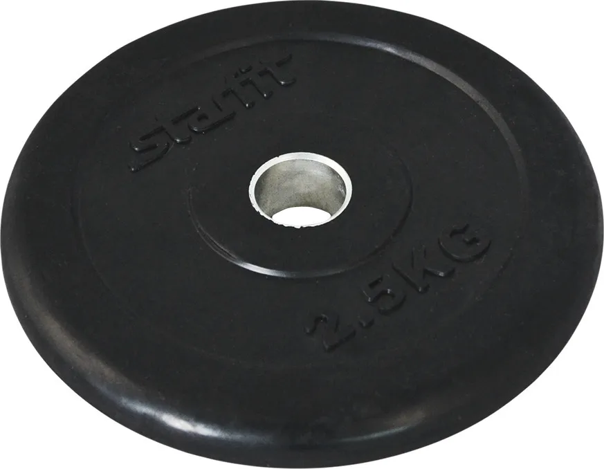 Реальное фото Диск d 26 StarFit BB-202 черный обрезиненный стальная втулка 5 кг 18806 от магазина СпортЕВ