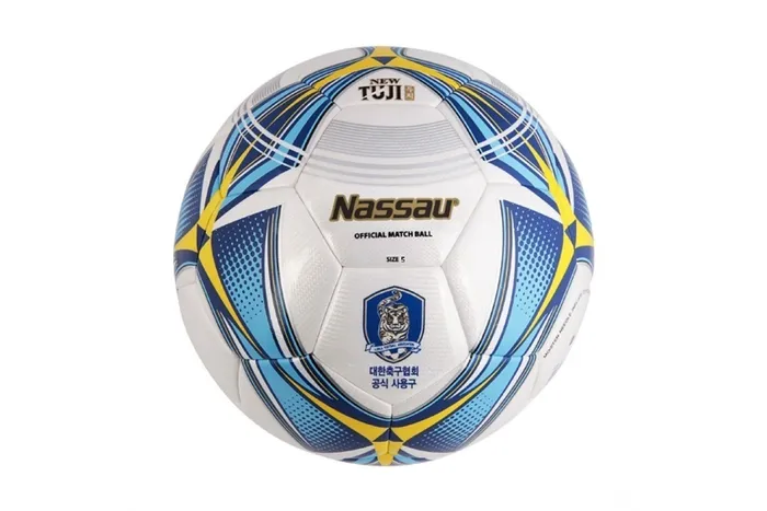 Реальное фото Мяч футбольный Nassau New TUJI №5 KFA SSHTJ от магазина СпортЕВ