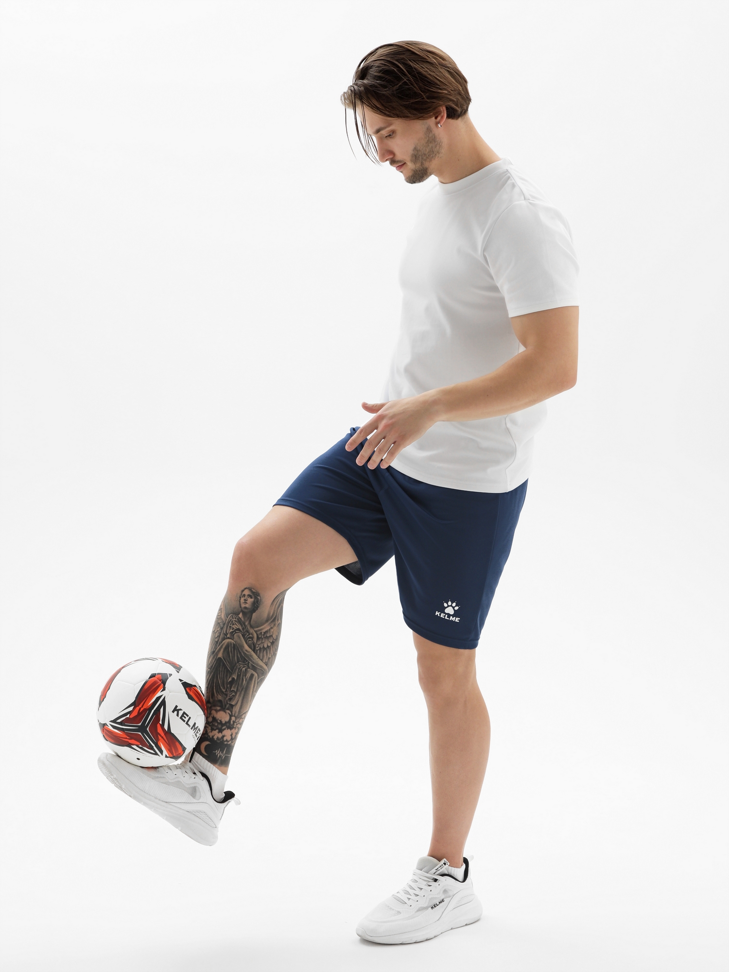 Реальное фото Шорты Kelme Badalona взрослые 7351ZB1255.416 от магазина Спортев