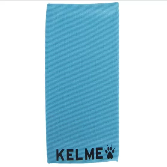 Реальное фото Полотенце Kelme Sports Towel 30*110 см полиэстер голубой K044-405 от магазина СпортЕВ
