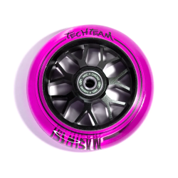 Колесо для самоката TechTeam X-Treme 110 мм Форма Wind2 pink transparent