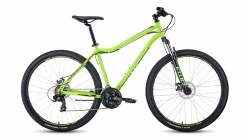 Велосипед Forward Sporting 29 2.0 disc (2021) светло-зеленый/черный